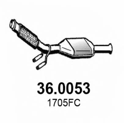Asso 36.0053 Catalytic Converter 360053