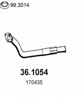 Asso 36.1054 Exhaust pipe 361054