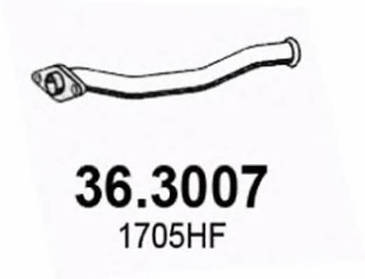 Asso 36.3007 Exhaust pipe 363007