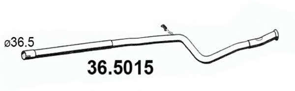 Asso 36.5015 Exhaust pipe 365015