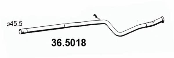 Asso 36.5018 Exhaust pipe 365018