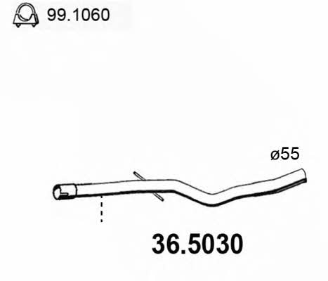 Asso 36.5030 Exhaust pipe 365030