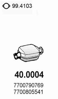 Asso 40.0004 Catalytic Converter 400004