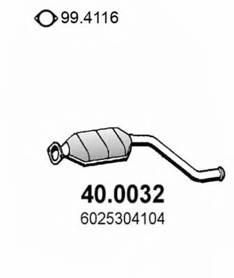 Asso 40.0032 Catalytic Converter 400032