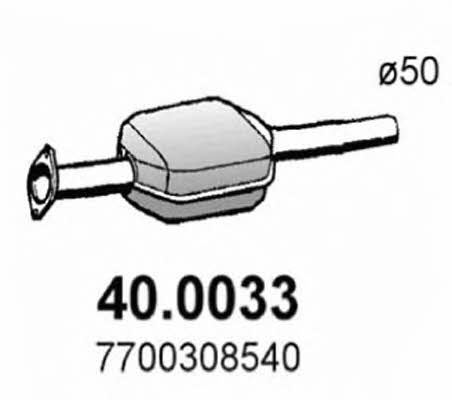 Asso 40.0033 Catalytic Converter 400033