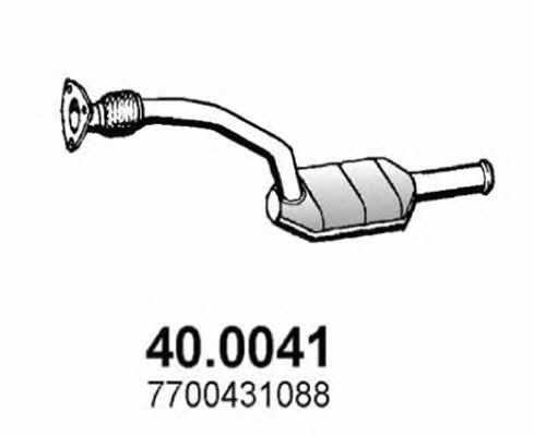 Asso 40.0041 Catalytic Converter 400041