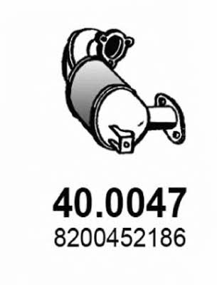 Asso 40.0047 Catalytic Converter 400047