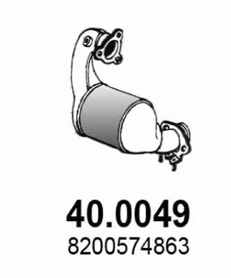 Asso 40.0049 Catalytic Converter 400049