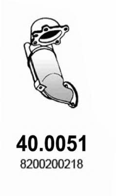 Asso 40.0051 Catalytic Converter 400051