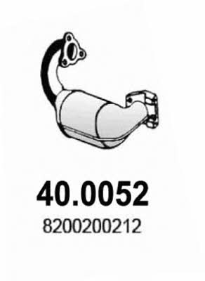 Asso 40.0052 Catalytic Converter 400052
