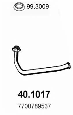 Asso 40.1017 Exhaust pipe 401017