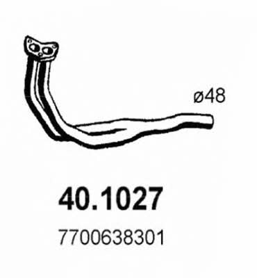 Asso 40.1027 Exhaust pipe 401027