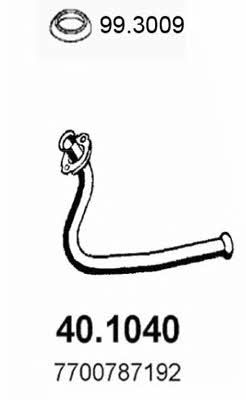 Asso 40.1040 Exhaust pipe 401040