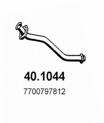 Asso 40.1044 Exhaust pipe 401044