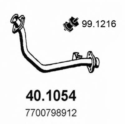 Asso 40.1054 Exhaust pipe 401054