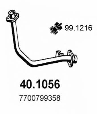Asso 40.1056 Exhaust pipe 401056