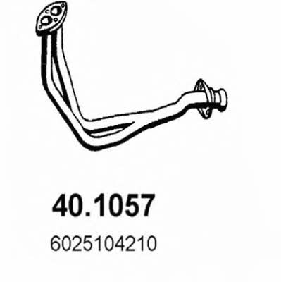 Asso 40.1057 Exhaust pipe 401057