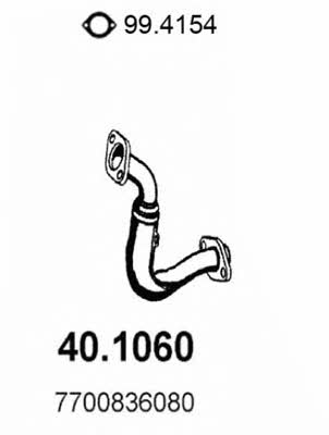 Asso 40.1060 Exhaust pipe 401060