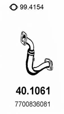 Asso 40.1061 Exhaust pipe 401061