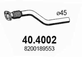 Asso 40.4002 Exhaust pipe 404002
