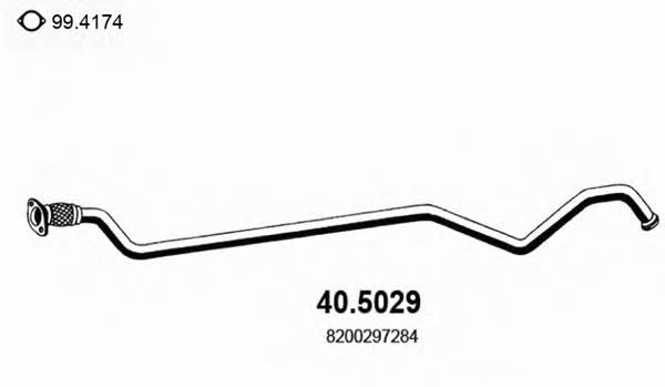 Asso 40.5029 Exhaust pipe 405029