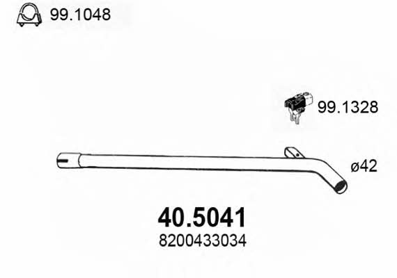  40.5041 Exhaust pipe 405041