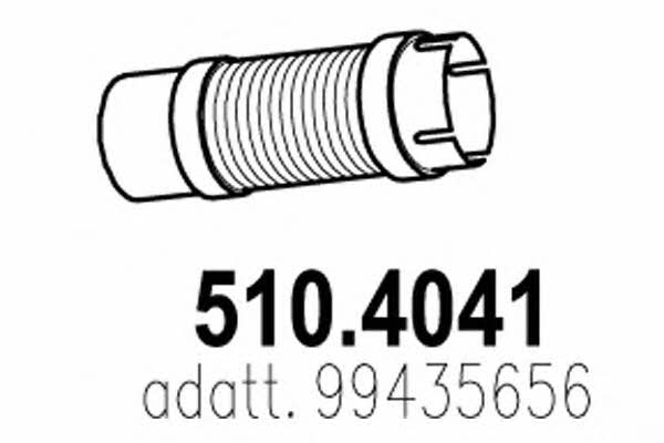 Asso 510.4041 Corrugated pipe 5104041