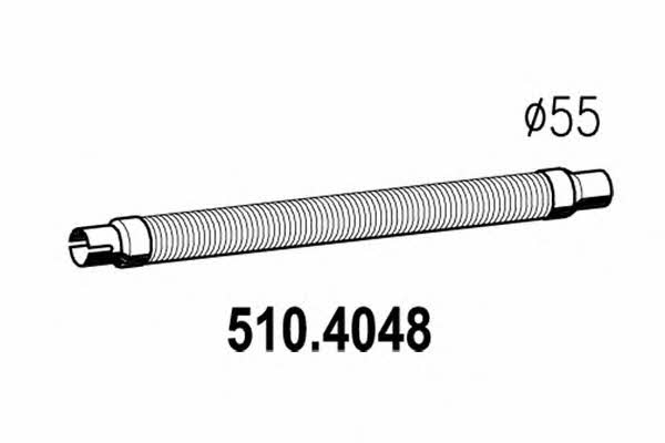 Asso 510.4048 Corrugated pipe 5104048