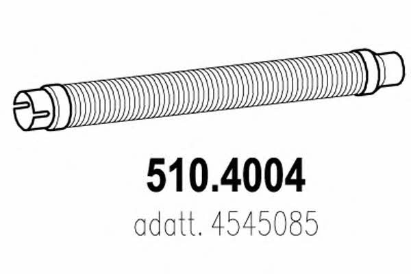 Asso 510.4004 Corrugated pipe 5104004