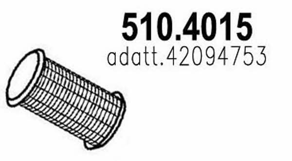 Asso 510.4015 Corrugated pipe 5104015