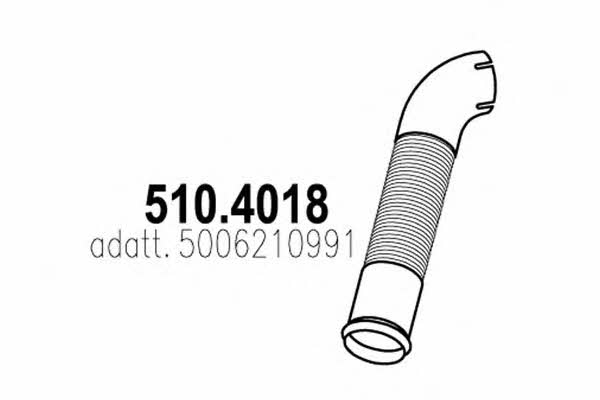 Asso 510.4018 Corrugated pipe 5104018