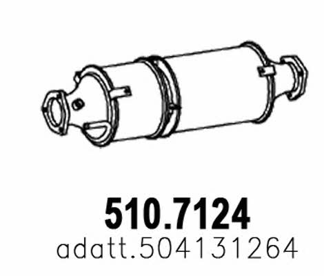 Asso 510.7124 Catalytic Converter 5107124