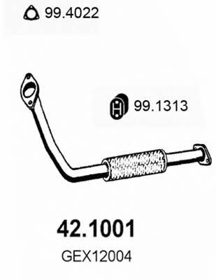 Asso 42.1001 Exhaust pipe 421001