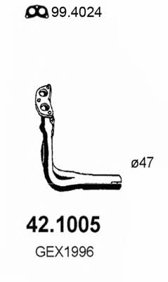  42.1005 Exhaust pipe 421005