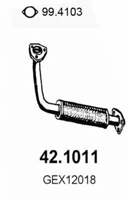 Asso 42.1011 Exhaust pipe 421011