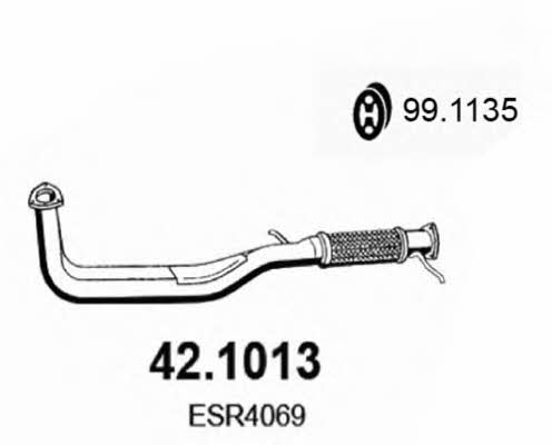 Asso 42.1013 Exhaust pipe 421013