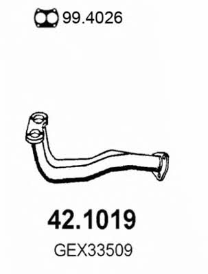Asso 42.1019 Exhaust pipe 421019
