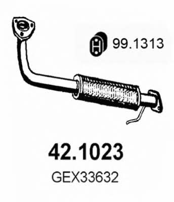 Asso 42.1023 Exhaust pipe 421023