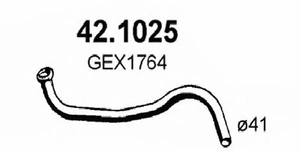Asso 42.1025 Exhaust pipe 421025