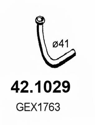 Asso 42.1029 Exhaust pipe 421029
