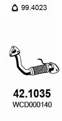 Asso 42.1035 Exhaust pipe 421035