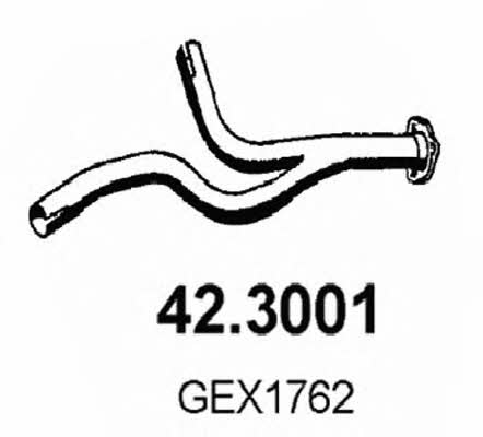 Asso 42.3001 Exhaust pipe 423001