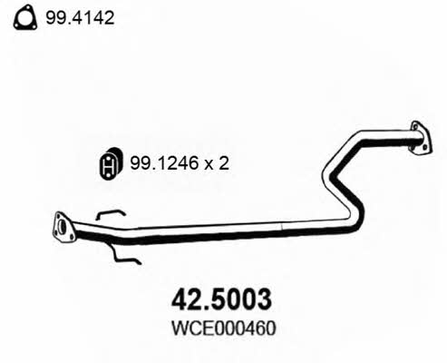 Asso 42.5003 Exhaust pipe 425003