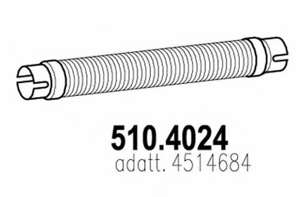 Asso 510.4024 Corrugated pipe 5104024