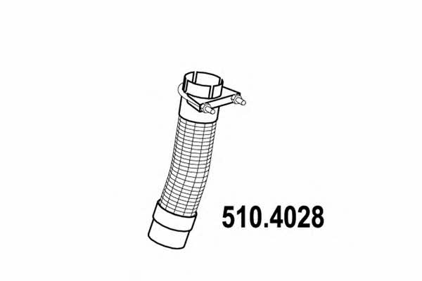 Asso 510.4028 Corrugated pipe 5104028