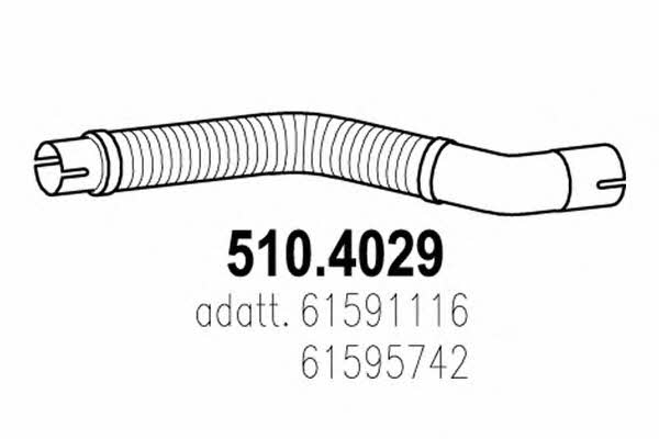 Asso 510.4029 Corrugated pipe 5104029