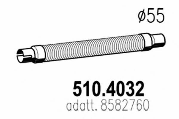 Asso 510.4032 Corrugated pipe 5104032