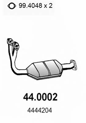Asso 44.0002 Catalytic Converter 440002