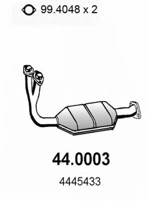 Asso 44.0003 Catalytic Converter 440003