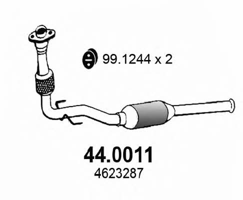 Asso 44.0011 Catalytic Converter 440011